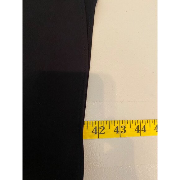 Evan-Picone Black Sleeveless Dress V-Neck Beaded Size 16 - Picture 6 of 9